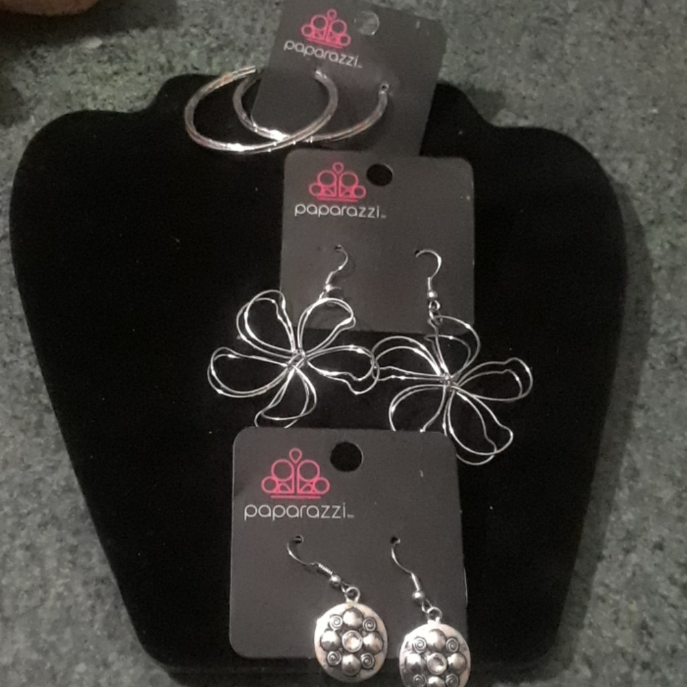 3 Paparazzi Earrings